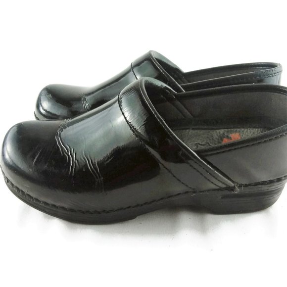 DANSKO XP Professional Black Patent Clogs SIZE 38 - Picture 6 of 8